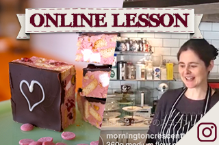 【オンラインレッスン】ルビーチョコのティフィン Ruby chocolate tiffin - Online Lesson 