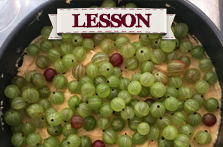 å719ڡ13:30-15:30 Gooseberry Crumble Cake