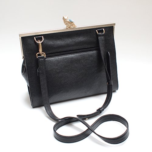 猫のピンクッションbag(L)レターポケット ブラック - SAKURAYAMA OnlineShop