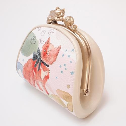 ✨美品です♥SAKURAYAMA レザー財布コインケース オレンジ猫 コインケース - SAKURAYAMA OnlineShop
