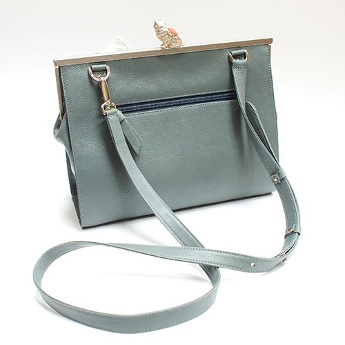 猫のピンクッションbag(L)ハンカチーフ ブルー - SAKURAYAMA OnlineShop