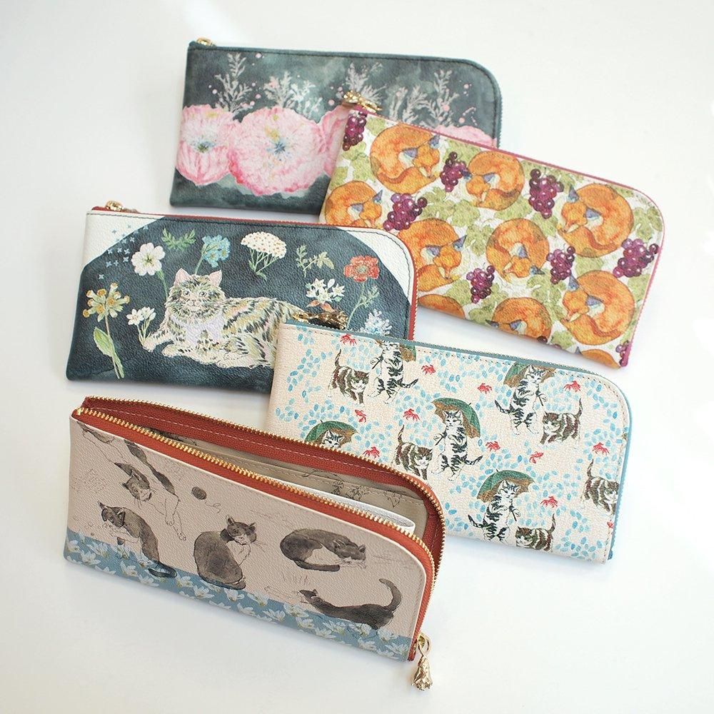 LF財布 (L) 雨ねこ 長財布 - SAKURAYAMA OnlineShop