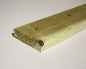 杉乾燥仕上げ材（4面プレーナー仕上げ、面取加工） 25ｘ100ｘ2000