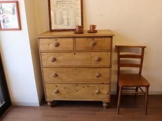 アンティークパイン家具 サイドボード チェスト - 【パイン