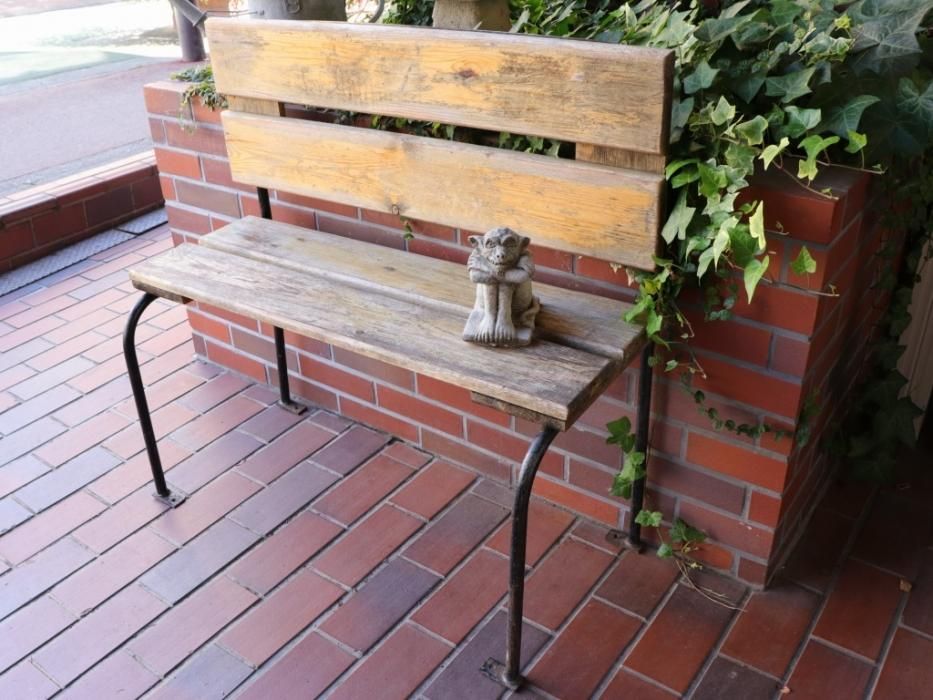 ビンテージ ベンチ～【パインフラットアンティーク】