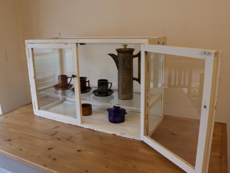 SALE 一点物　フランス　アンティーク　ガラス　ショーケース　ミシン台 SALE 一点物 フランス アンティーク ガラス ショーケース ミシン台