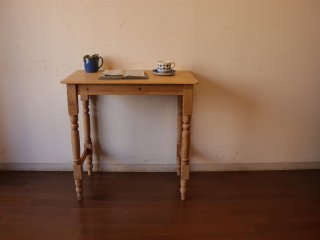 アンティークパイン家具のテーブル デスク - 【パインフラット 