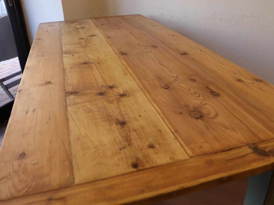 アンティークパイン W157テーブル～【パインフラットアンティーク】