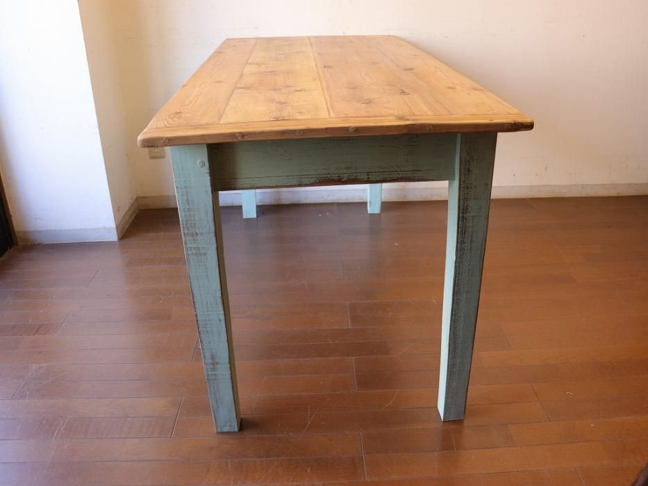 リビングテーブル　パイン材　ビンテージ　アンティーク アンティークパイン W157テーブル～【パインフラットアンティーク】