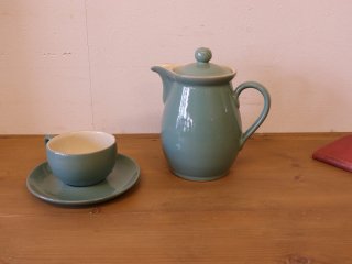 Denby(デンビー）Manorgreen Coffee Pot(M)