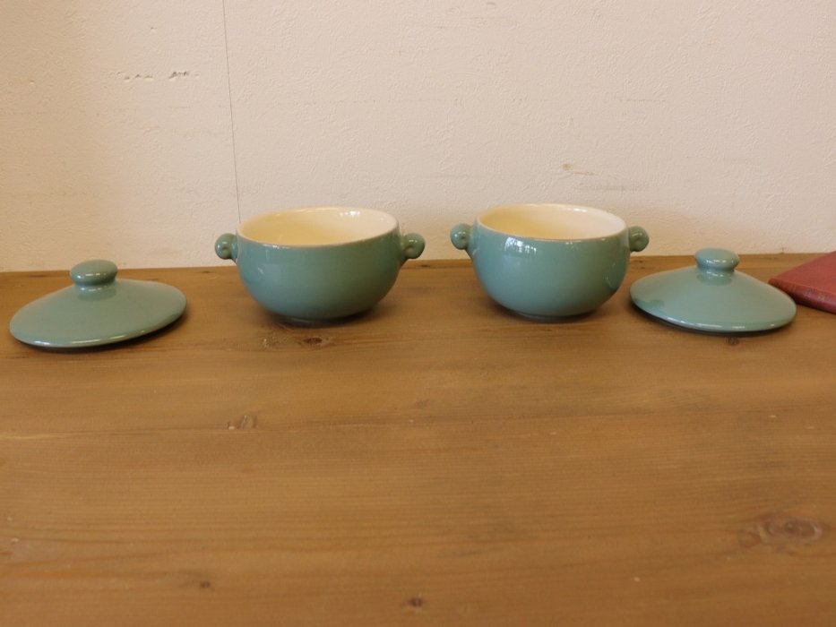 Denby(デンビー）Manorgreen スープボウル～【パインフラットアンティーク】