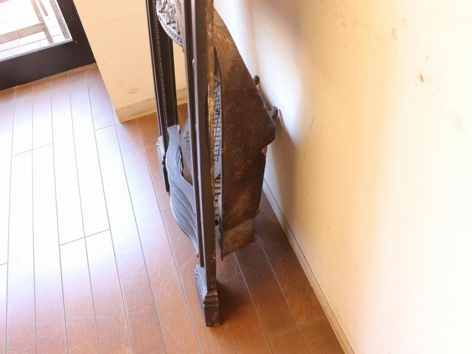 アンティーク アイアン マントルピース（暖炉枠）-ブラック～【パイン