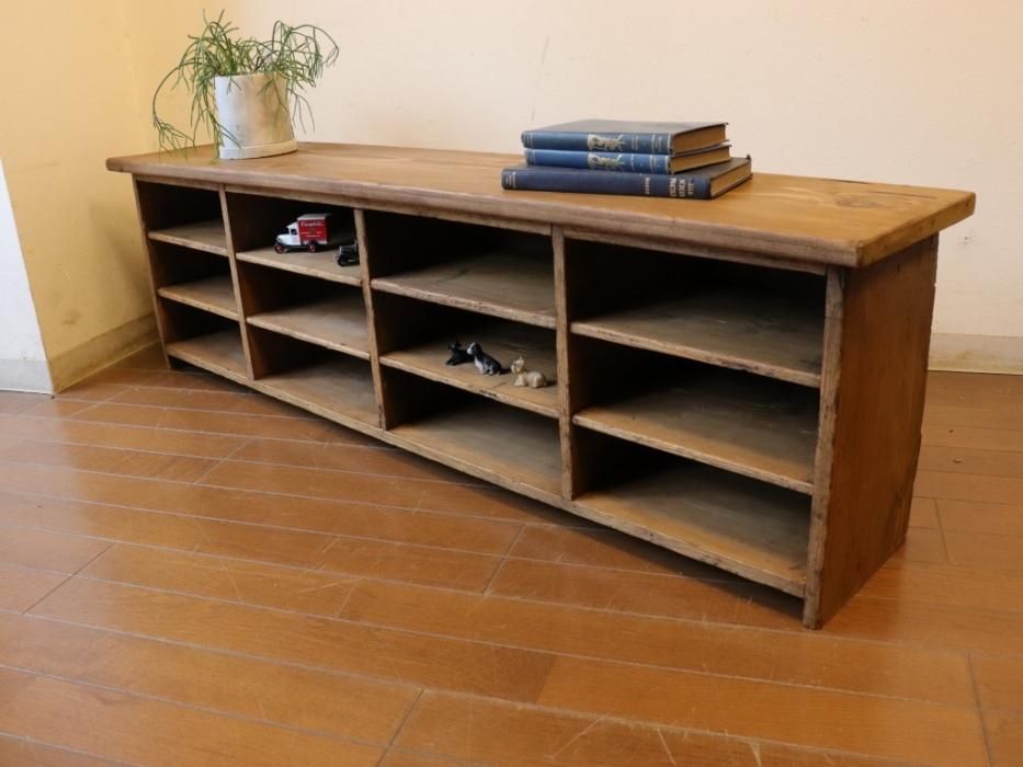 アンティークパイン　棚　ラック　ヴィンテージ　オールドパイン　たのメル便送料込♡ アンティークパイン 棚 ラック ヴィンテージ オールドパイン たのメル