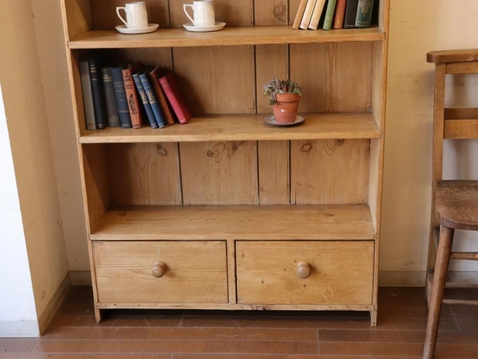 アンティークパイン ブックケース～【パインフラットアンティーク】