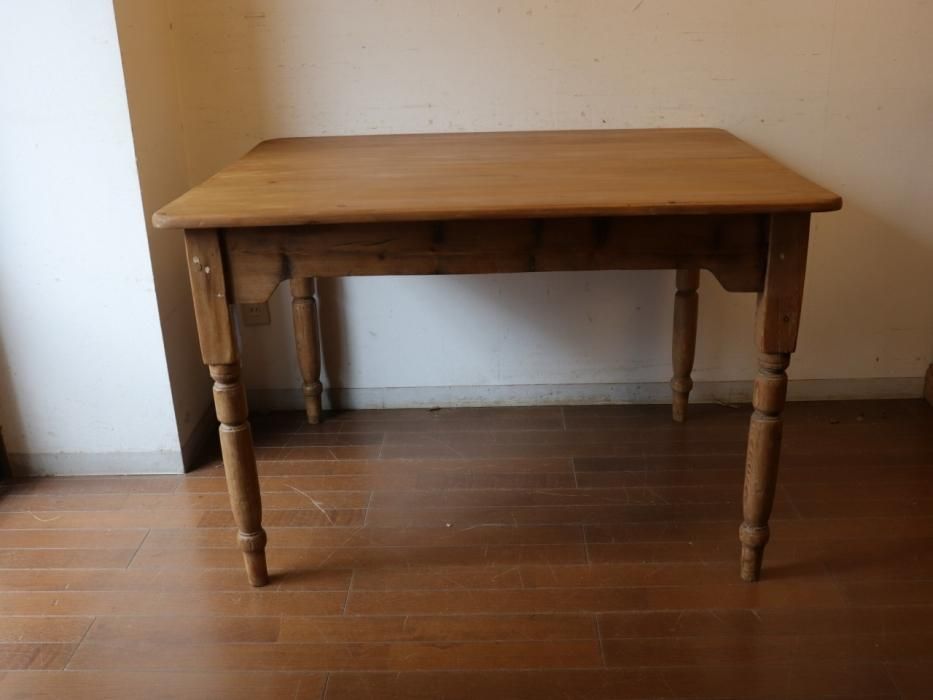 アンティーク オールドパインデスク テーブル アンティークパイン W95デスク～【パインフラットアンティーク】