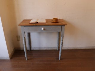 アンティークパイン家具のテーブル デスク - 【パインフラット