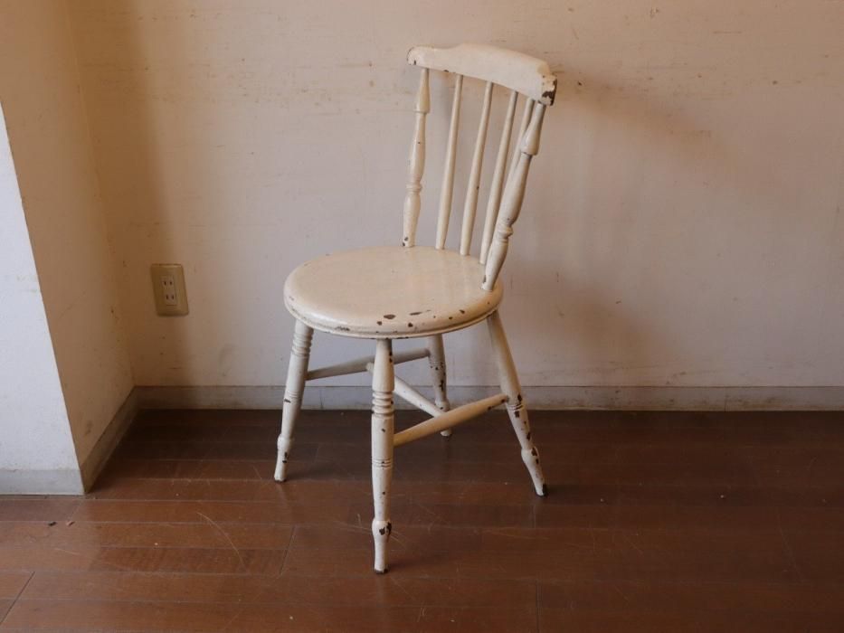 フランスアンティーク チェア ホワイトペイント フレンチペイント フランスアンティーク チェア ホワイトペイント フレンチ
