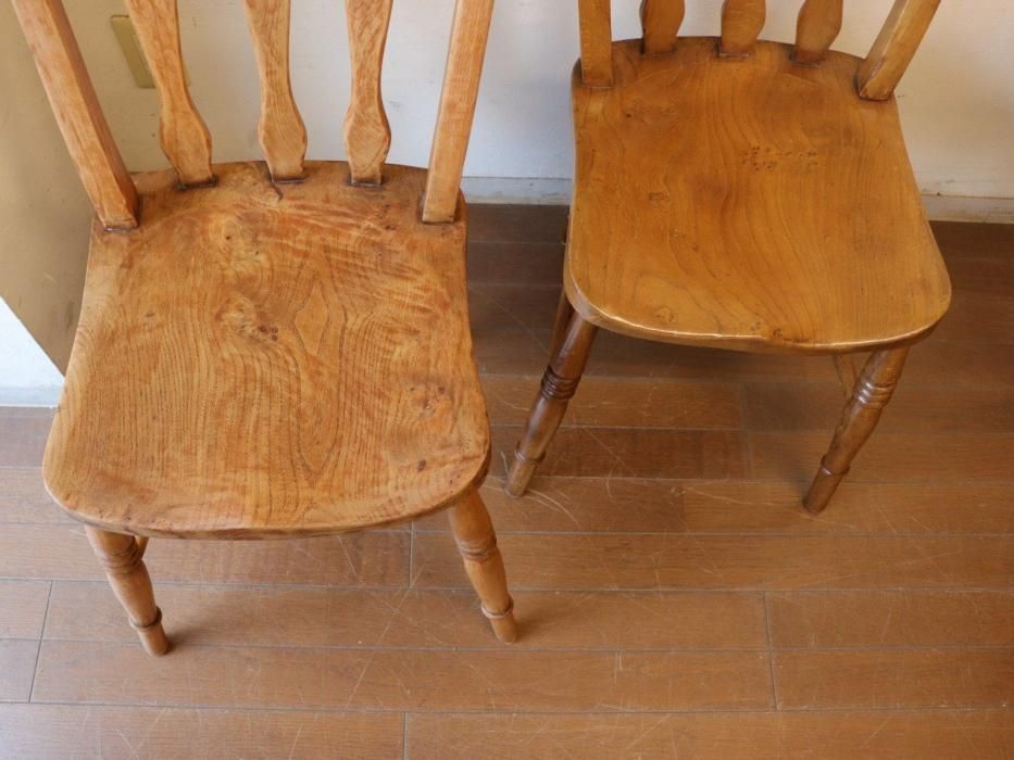 英国パイン家具　スラットチェア　A アンティーク スラットチェア～【パインフラットアンティーク】