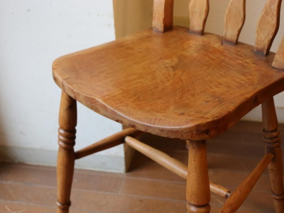 英国パイン家具　スラットチェア　A 英国パイン家具 スラットチェア A 英国パイン家具 スラットチェア A