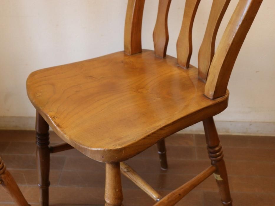 アンティーク スラットチェア～【パインフラットアンティーク】