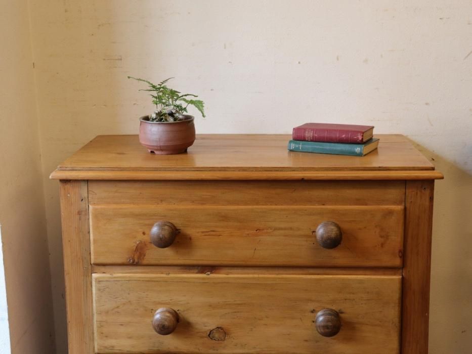 アンティークパイン W80チェスト～【パインフラットアンティーク】