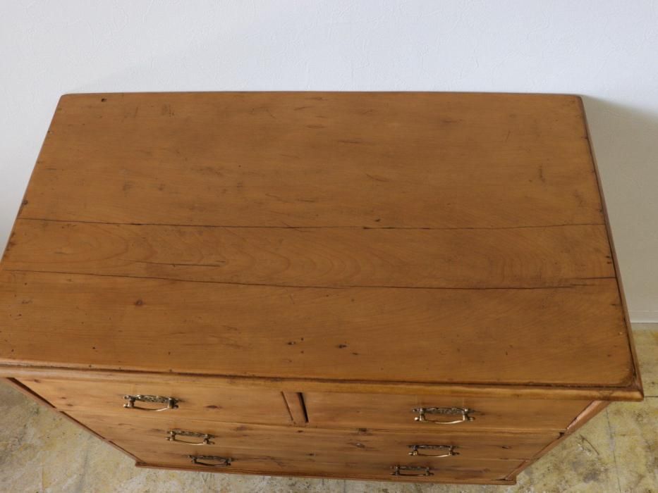 アンティークパイン W79チェスト～【パインフラットアンティーク】