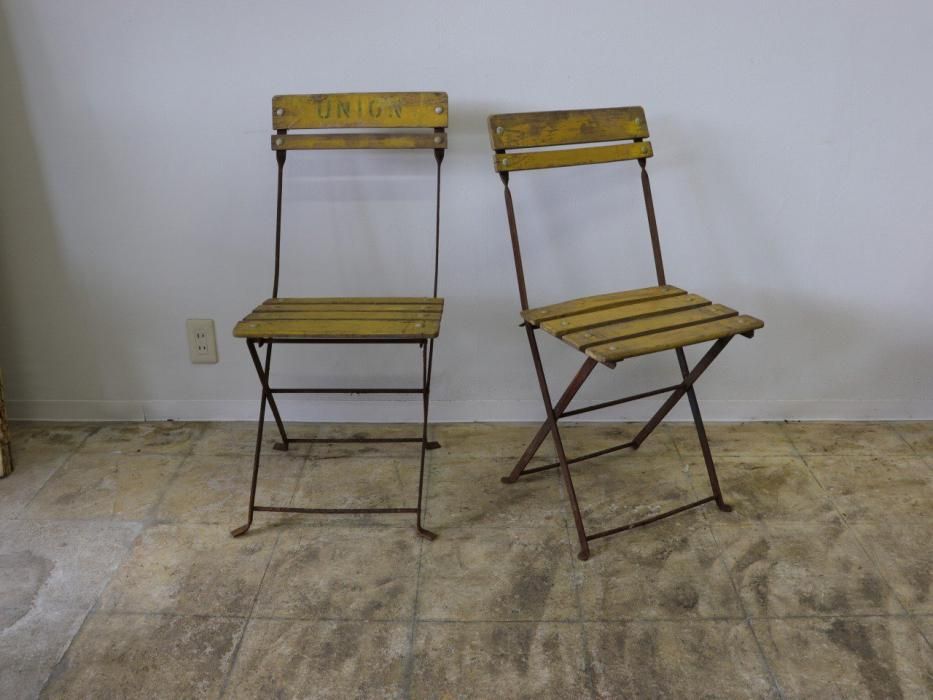 フランス アンティーク French Bistro Chair チェア テーブル