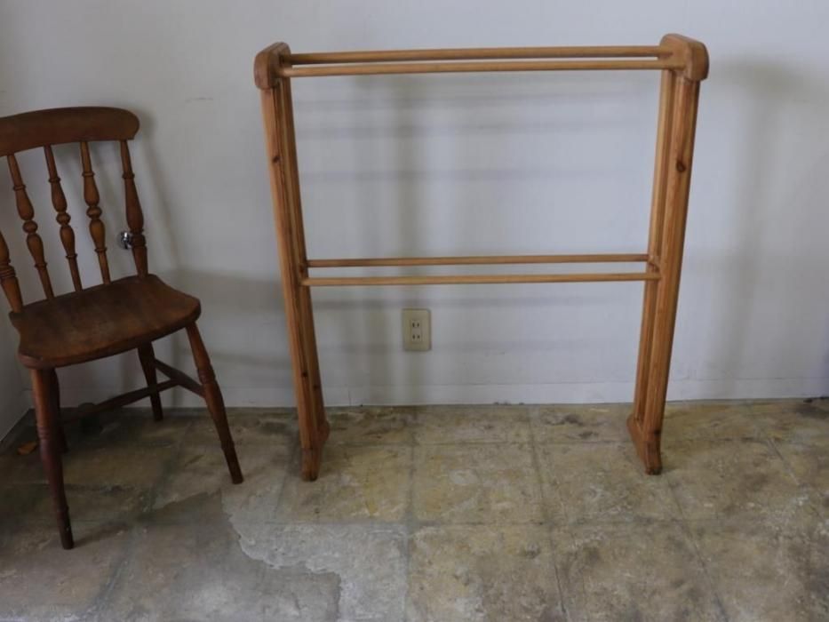 アンティークパイン リネンハンガー～【パインフラット