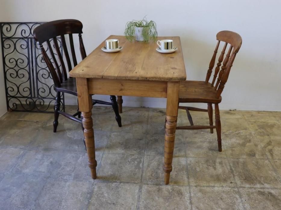 アンティークパイン W106テーブル～【パインフラットアンティーク】