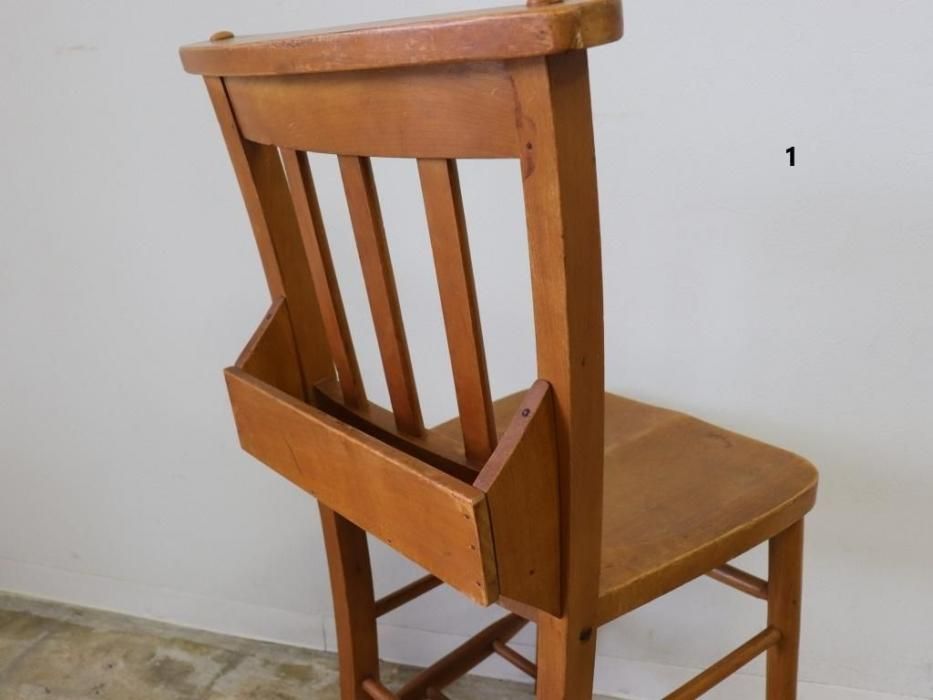 ビンテージ チャーチチェア（その1）～【パインフラットアンティーク】