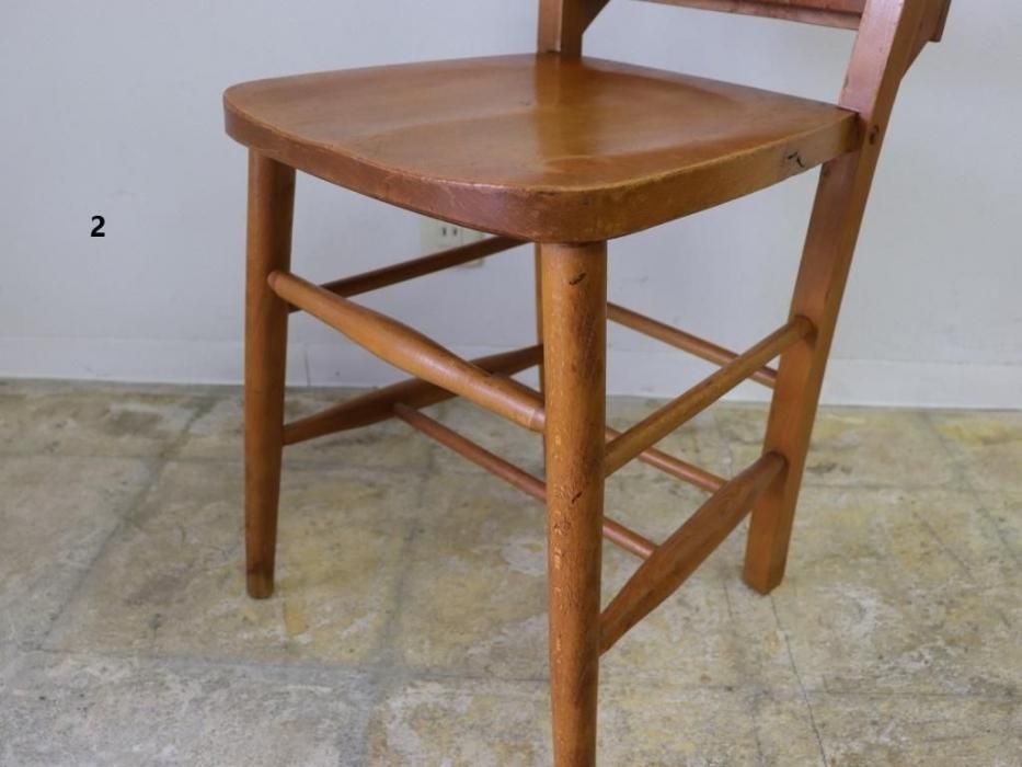 ビンテージ チャーチチェア（その1）～【パインフラットアンティーク】