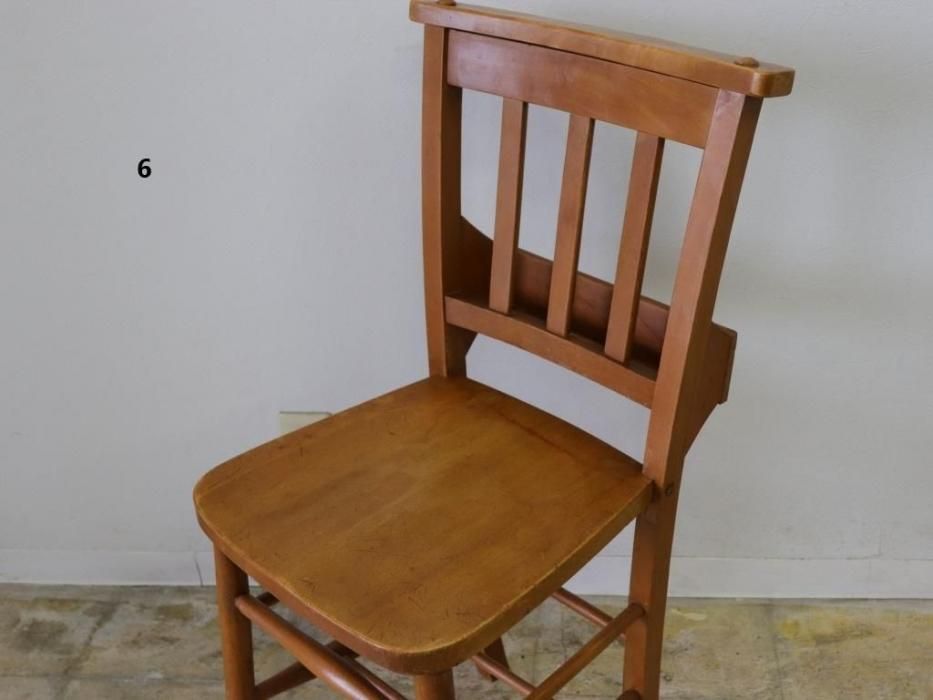 フランス製アンティークチャーチチェア ビンテージ チャーチチェア（その2）～【パインフラットアンティーク】