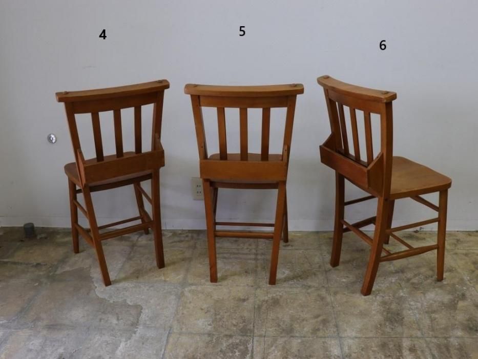 ビンテージ チャーチチェア（その2）～【パインフラットアンティーク】