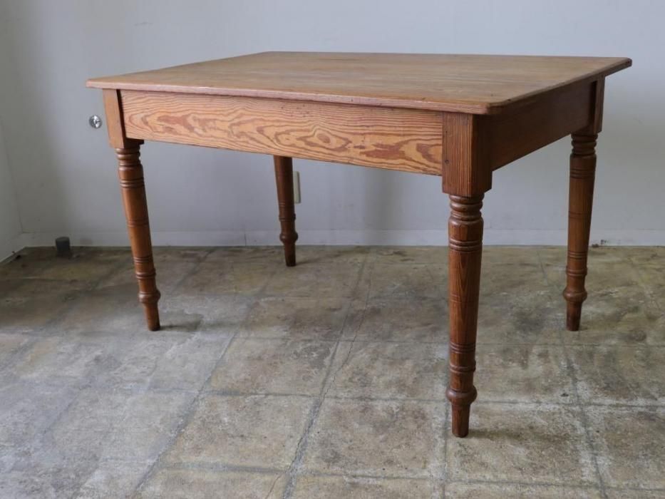 アンティークパイン W122テーブル～【パインフラットアンティーク】