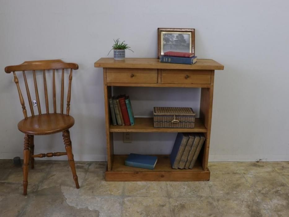 アンティークパインシェルフ パインシェルフ/シェルフ/4段/フランス/1900年代/パイン材