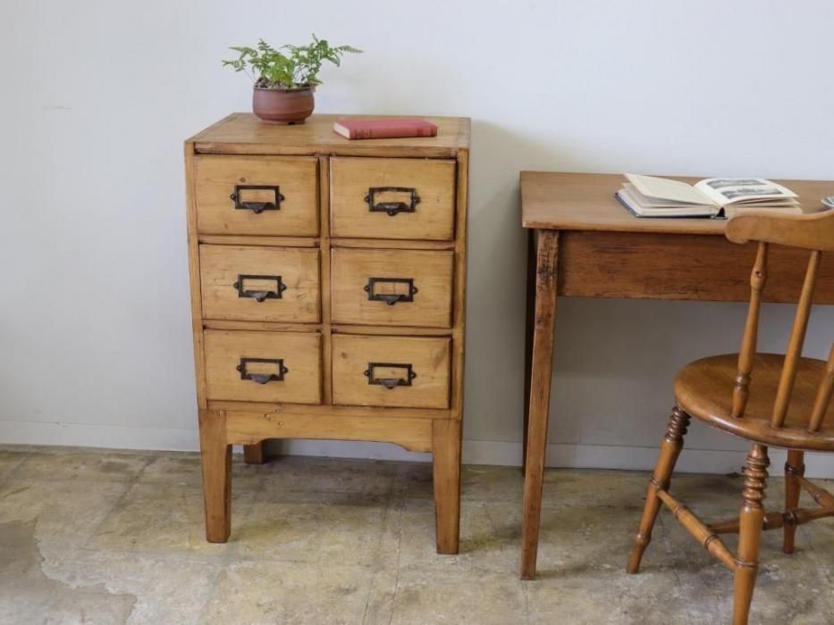 アンティークパイン 6drチェスト～【パインフラットアンティーク】