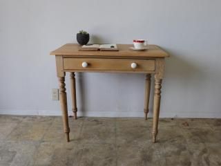 アンティークパイン家具のテーブル デスク - 【パインフラット