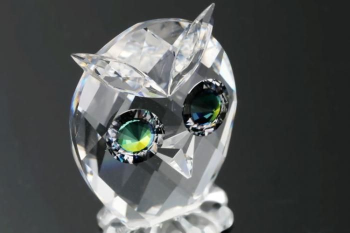 SWAROVSKI フクロウ クリスタル SWAROVSKI スワロフスキー Swarovski クリスタル フィギュア