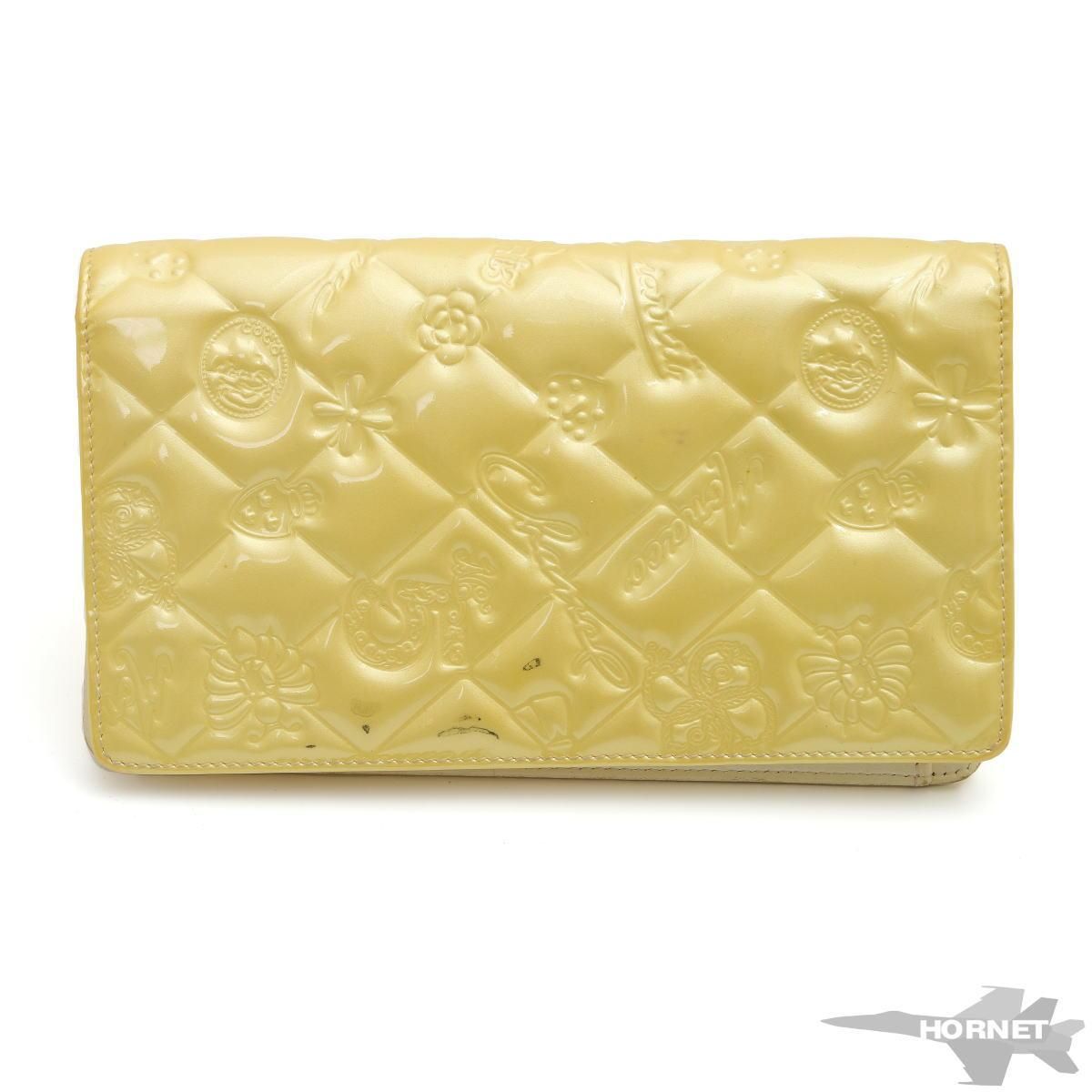 箱付 CHANEL シャネル アイコン シンボルチャーム エナメル 長