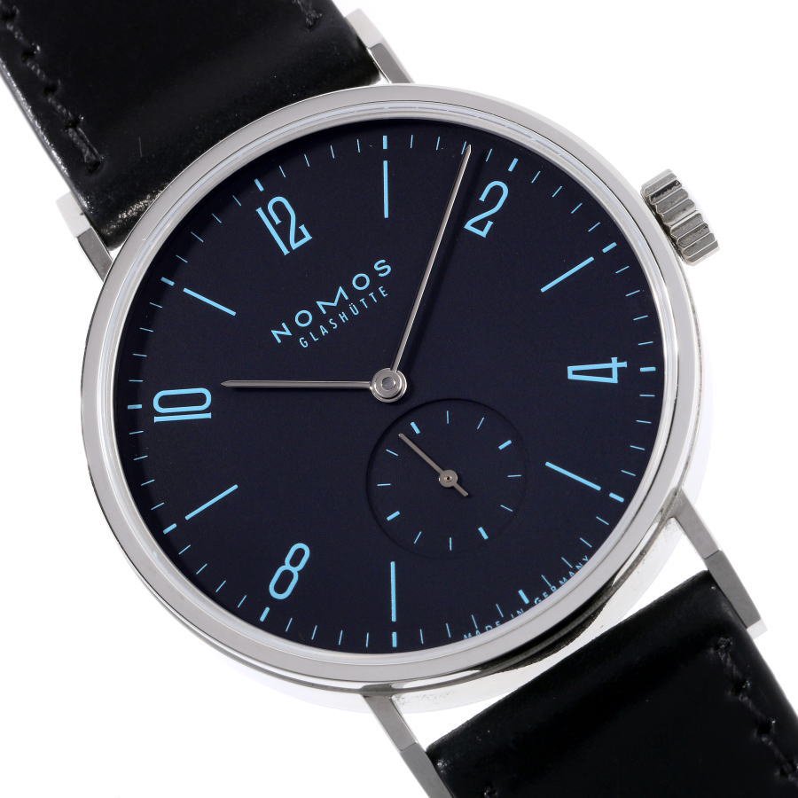 祝開店 大放出セール開催中 ノモス グラスヒュッテ Nomos Glashuett タンゴマット Blau2 Tn1e1at2bl 自動巻 Ss Nakatu Ee