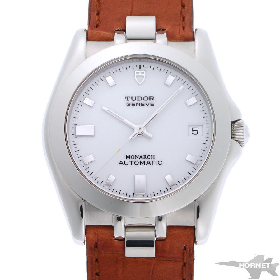チューダー モナーク 15630 クオーツ 腕時計 SS ホワイト 白文字盤 0063Tudor メンズ