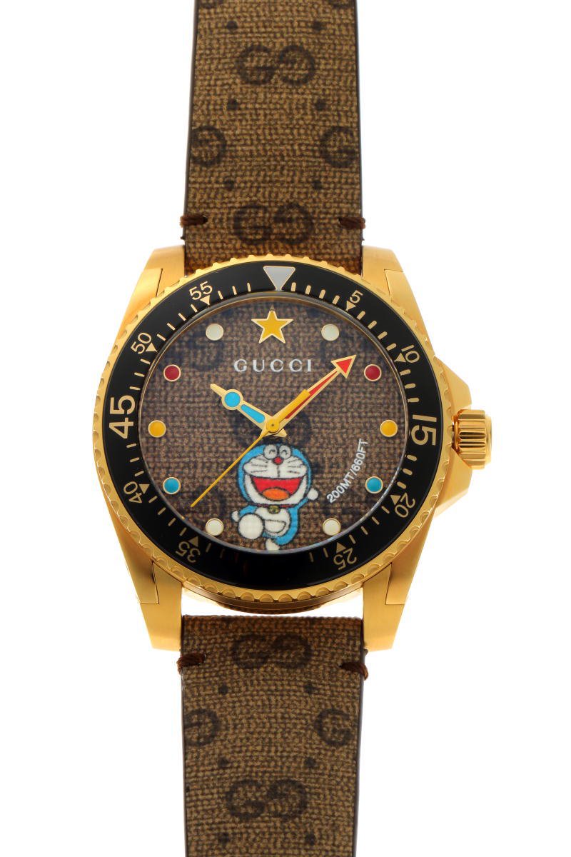 GUCCI グッチ DIVE ダイブ ドラえもん クォーツ YA136335 GP