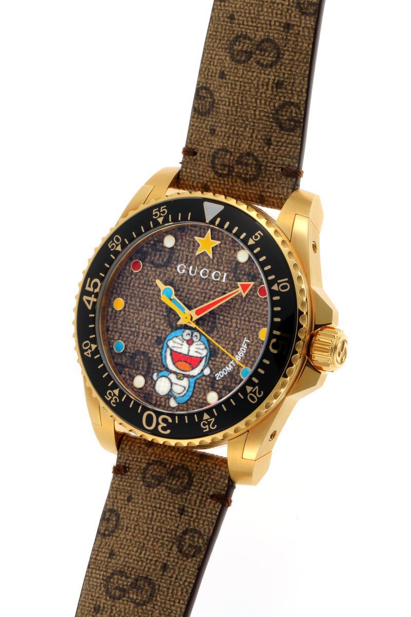 GUCCI グッチ DIVE ダイブ ドラえもん クォーツ YA136335 GP