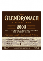 Glendronach 2003 #5551 58.0%