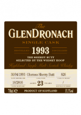 Glendronach 1993 #826 55.1%