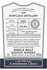 Mortlach 1997 G&M For Bar Campbelltoun Loch 25th Anniversary