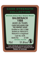 Balmenach 1988 #3236 53.0%