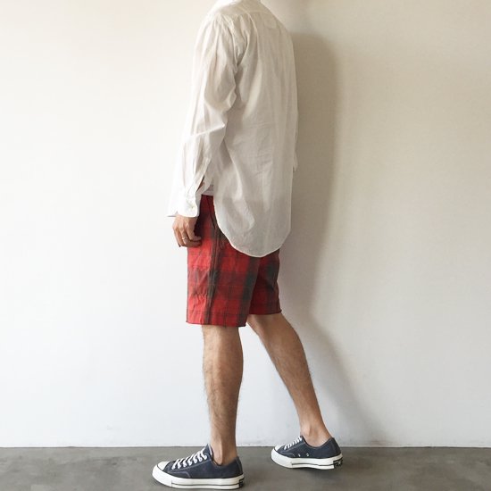 PEEL＆LIFT TARTAN ARMY SHORTS ピールアンドリフト タータンアーミーショーツ RED TARTAN-  石川県小松市EQUIPMENT エキップメント 通販 WEB STORE