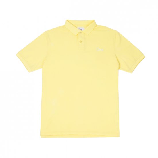 yellow polo tee