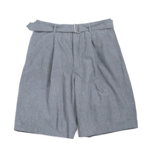 Graphpaper グラフペーパー Typewriter Belted Shorts LIGHT GRAY